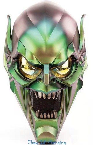 Casco maschera goblin verde