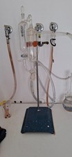 distillatore solforose in vetro con ampolle per metodo ufficiale 