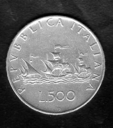 Moneta 500 lire argento - 500,