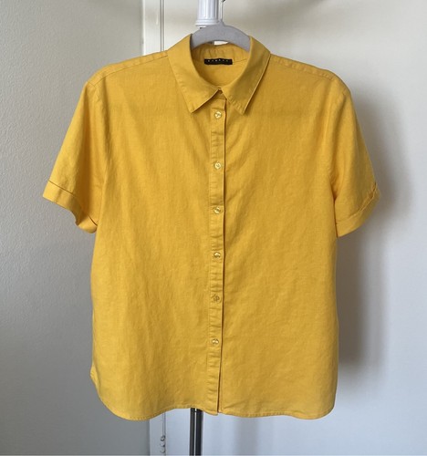 Camicia donna sisley gialla - camicia,