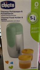 CHICCO Portabiberon e Vivande Termico 5 ore Acciaio Biberon Baby Bottle Thermos