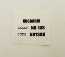 Adesivo telaio XR 600 color