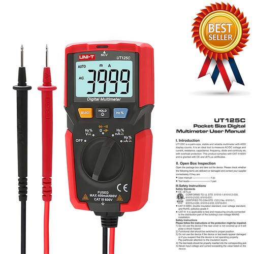 Uni ut125c tester di - tester,