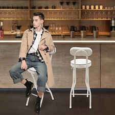 Sgabello da Bar Pieghevole Imbottito Sedile Pu Cuscino Sgabello da Bar per Interno Ristorante Caffè