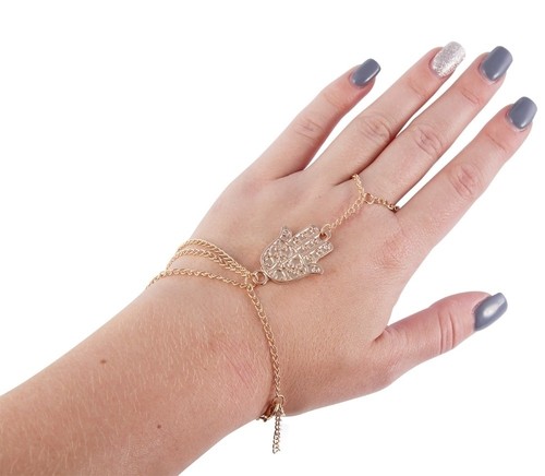 Collana mano catena - collana,