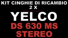 ★CINGHIE DI RICAMBIO 2 x PROIETTORE SUPER 8 mm YELCO SOUND DS 630 MS STEREO★