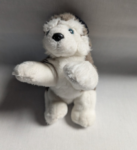 Peluche cane husky cucciolo