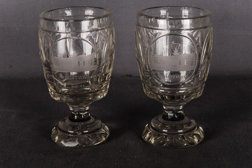 Antico biedermeier bicchieri - antico,