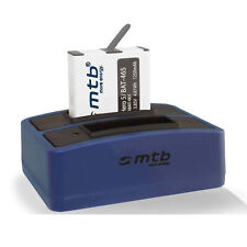 Batteria + Caricatore doppio AABAT-001 per GoPro Hero5/GoPro Hero 5 (FW 1.55)