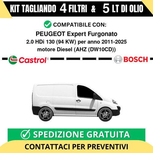 Tagliando filtri bosch 5 - 4,