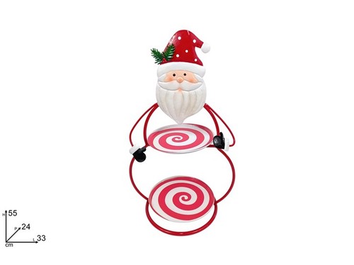 Alzatina babbo natale 2piani - alzatina,