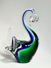 Cigno Vetro Di Murano Firmato