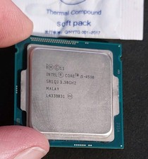 CPU LGA 1150 CORE i5-4590 3.3 GHZ SR1QJ QUAD X4 SOCKET PROCESSORE PC INTEL H3