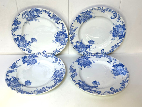 Assiettes plates terre de - 4,