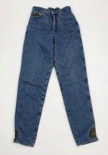 Kingchino jeans donna usato invernali imbottiti W27 tg 41 denim boyfriend T6309