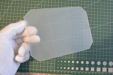 schermo di messa a fuoco 4x5 (10x12) griglia in terzi *per banco ottico*