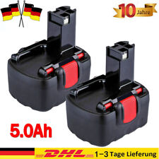 2 batterie 5,0 Ah 14,4 V per Bosch BAT140 2607335263 GSB GSR PSR 14,4 VE2 NiMh BAT038