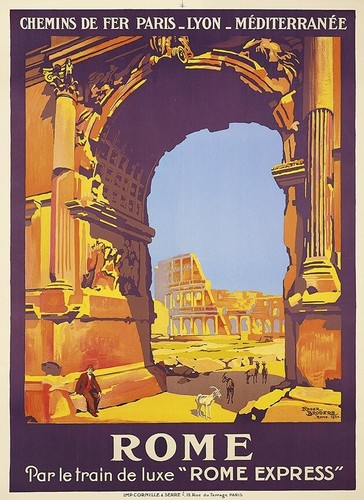 Roma express 1921 - express, poster