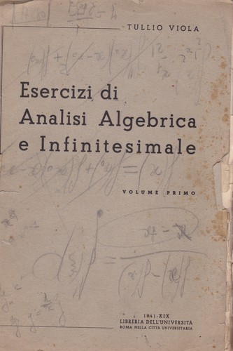 Esercizi analisi algebrica - esercizi, di