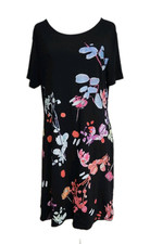 Desigual Black Floral T-Shirt