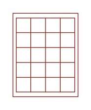 Box per monete Marine-Grigio /