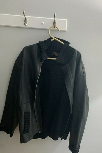Fendi giacca uomo pelle nera - fendi,