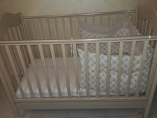 LETTINO/CULLA PER BAMBINI - MARCA PALI + MATERASSO - STATO ECCELLENTE - USATO