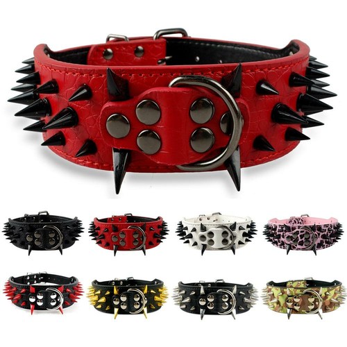 Collare perro cuero con - collare,