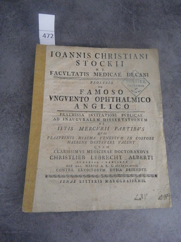Famoso unguento ophthalmico - unguento,