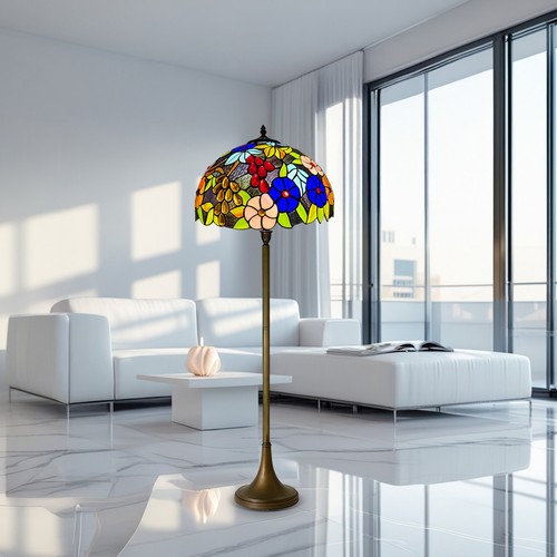 Lampada terra multicolore - lampada,