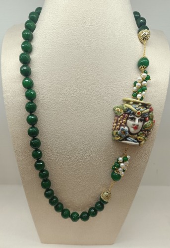Collana artigianale lunga