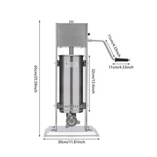 Macchina per churro elettrica commerciale resistente 5L ristorante + 4 ugelli USA