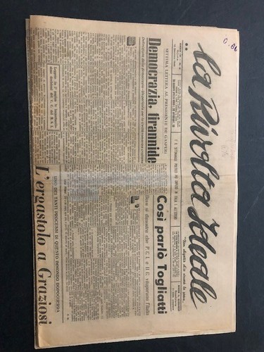 Rivolta ideale giornale - rivolta,