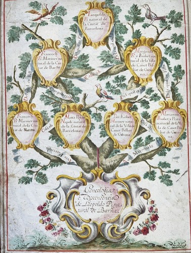 Albero genealogico leopoldo - albero, di