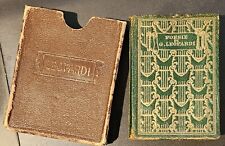 Poesie di G. Leopardi - 1926 Edizioni Vademecum Barbera - Libro in miniatura