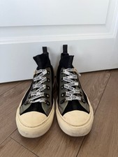 Sneakers alte Dior 25 cm nero