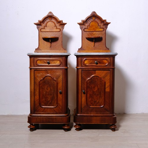 Antica coppia comodini fine