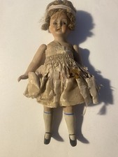 Bambola In Porcellana Biscuit Antica 