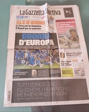Gazzetta Dello Sport Chelsea Champions Addio Del Piero 20 Maggio 2012 Juventus