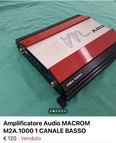 Amplificatore auto canali - amplificatore,
