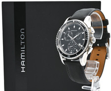 [Quasi come nuovo con scatola] Orologio Uomo Hamilton Jazz Master H375120 Cronografo Quarzo