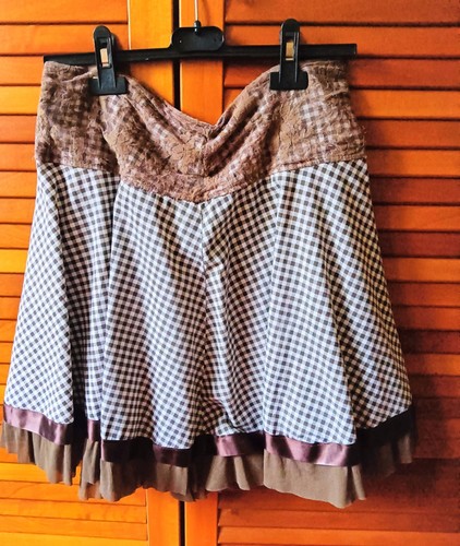 Gonna corta vintage sartoriale