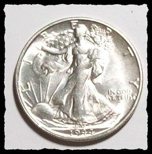 1944-S MEZZO DOLLARO WALKING