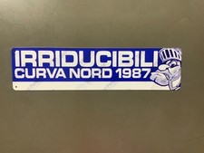 Targa in metallo Irriducibili