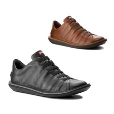 Scarpe comode da uomo Camper Beetle in pelle slip-on casual sneakers NUOVE