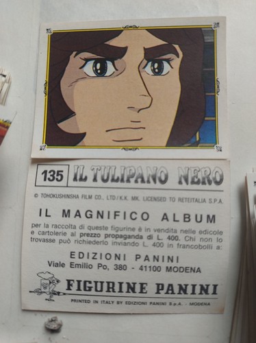 Figurine tulipano nero panini - figurine,