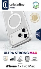 Cellularline Ultra Strong Mag - iPhone 17 Pro Max Custodia ultra protettiva tras