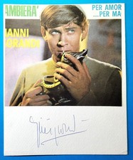 Gianni Morandi Autografo su