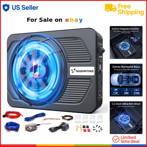 Subwoofer auto alluminio - auto, slim