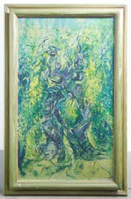 Grande quadro astratto - ⚜️,